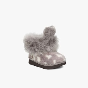 Ugg Luv Classic Mini II Klassiska Stövlar Barn Grå (906835KNL)